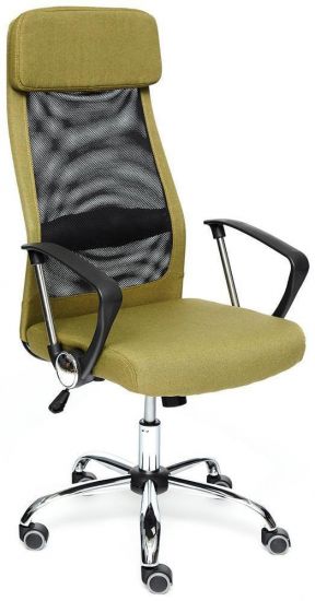 Кресло PROFIT ткань, зеленый-черный