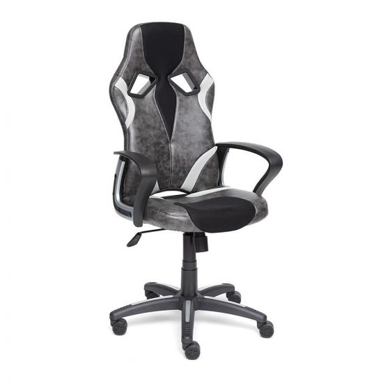 Кресло компьютерное Runner серый-черный, 2 TONE-tw11-tw14