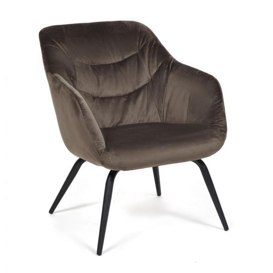 Кресло DREIFUS (mod. DM4284) металл, ткань, 66*74.5*82, коричневый (37-brown)