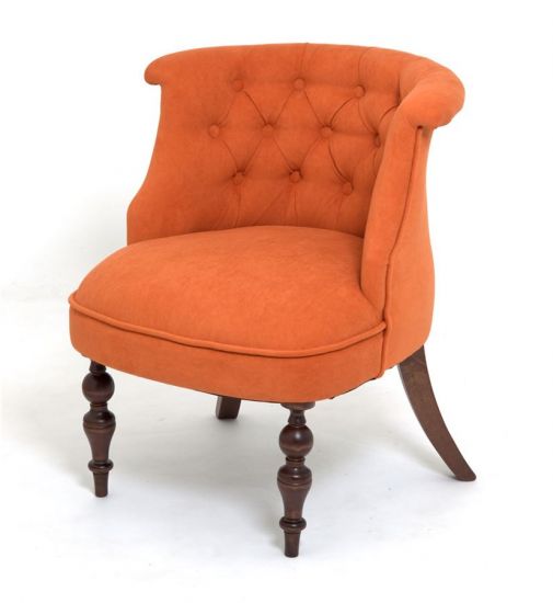 Кресло Бархат (темный тон - G08 - морковный)