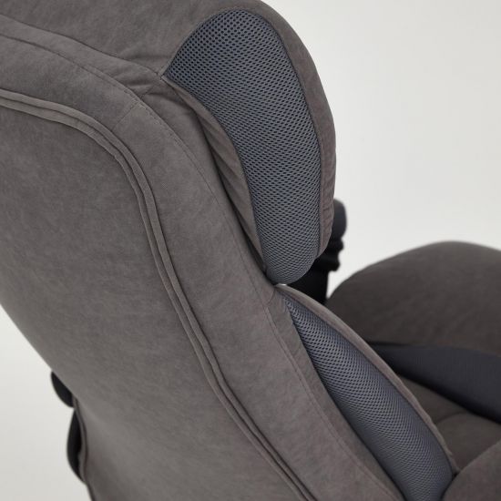 Кресло DUKE флок-ткань, серый-серый, 29-TW-12
