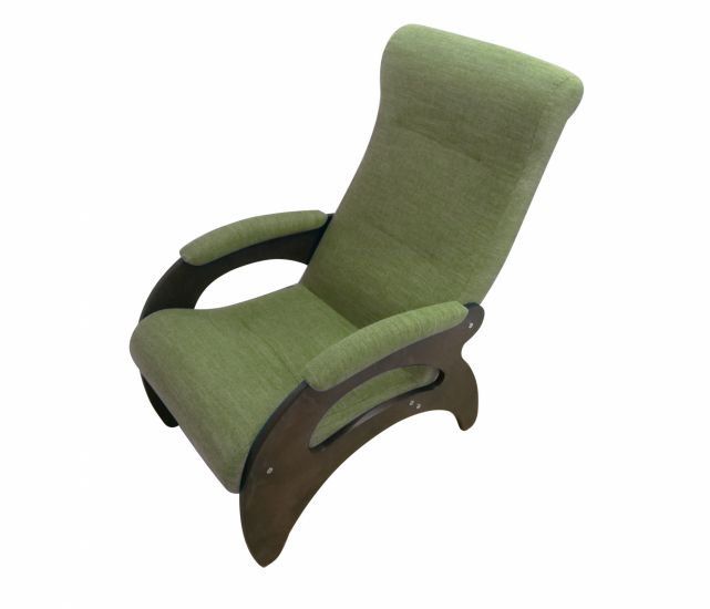 Кресло Мария-Темный орех-Зеленый БИНГО 7