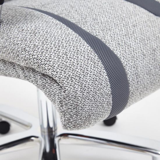 Кресло TRUST ткань, серый-серый, MJ190-21-TW-12