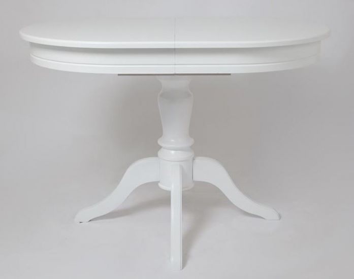 Стол "Капелла (2)" (цвет Белый-шпон Бук) Тип 2