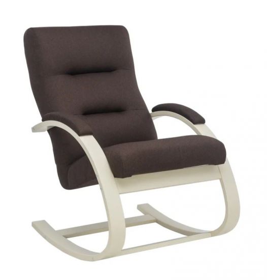 Кресло-качалка Милано (Слоновая кость-ткань Малмо 28)