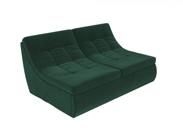 101869 Модуль Холидей раскладной диван | Велюр | Зеленый
