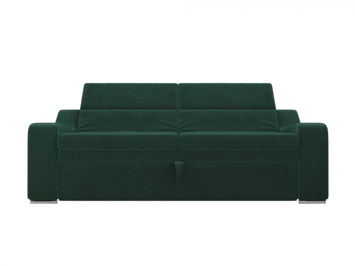 107051 Прямой диван Медиус | Велюр | Зеленый