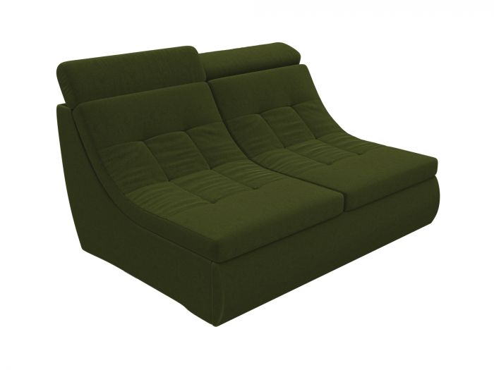 105614 Модуль Холидей Люкс раскладной диван | Микровельвет | Зеленый