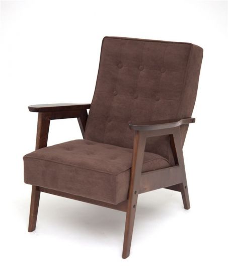 Кресло РЕТРО (темный тон - RS32 - коричневый)