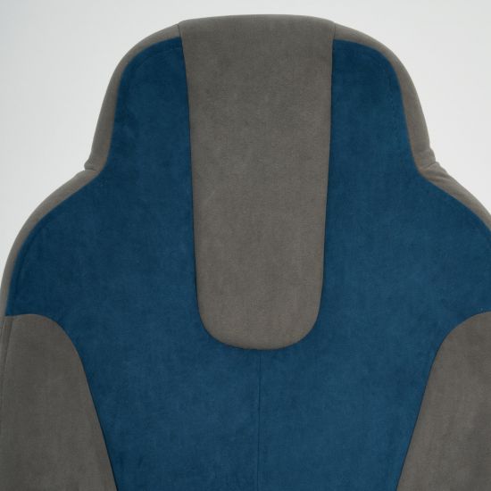 Кресло NEO (3) флок , серый-синий, 29-32