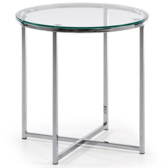 Стеклянный столик Vivid Ø 50 см