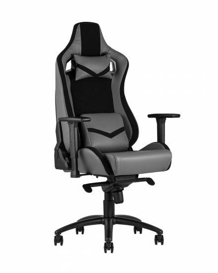 УТ000003736 | Игровое кресло | компьютерное TopChairs Racer Premium серое геймерское