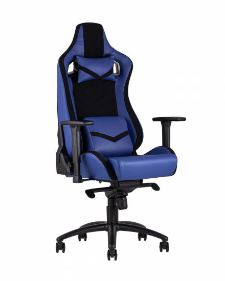 УТ000003737 | Игровое кресло | компьютерное TopChairs Racer Premium синее геймерское