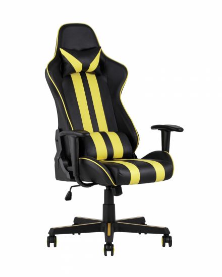 УТ000004582 | Игровое кресло | компьютерное TopChairs Camaro желтое геймерское