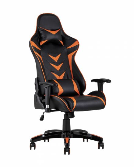 УТ000004586 | Игровое кресло | компьютерное TopChairs Corvette оранжевое геймерское
