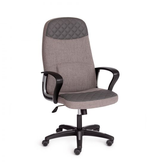 Кресло ADVANCE ткань-кож-зам, серый, фостер 19-C 36