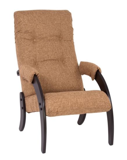 Кресло для отдыха Модель 61 (венге- Мальта -17) Ткань