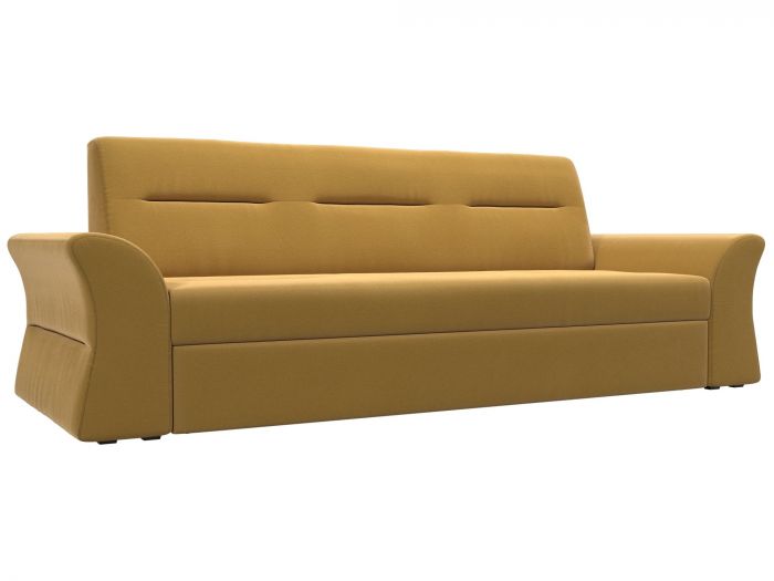 109254 Прямой диван Клайд | Микровельвет | Желтый