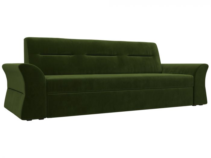 109255 Прямой диван Клайд | Микровельвет | Зеленый