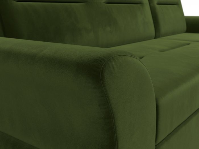 109280 Угловой диван Клайд | Микровельвет | Зеленый