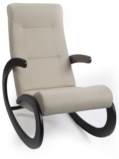 Кресло-качалка Бостон, Модель 1 ткань Монтана 804, каркас венге
