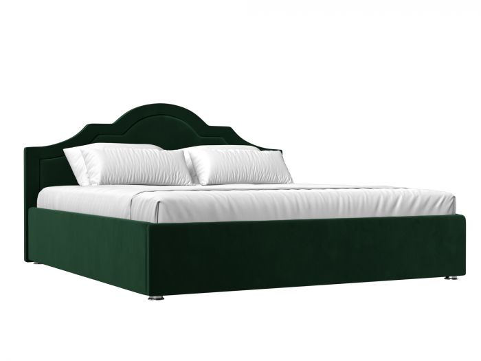 108288 Интерьерная кровать Афина 180 | Велюр | Зеленый