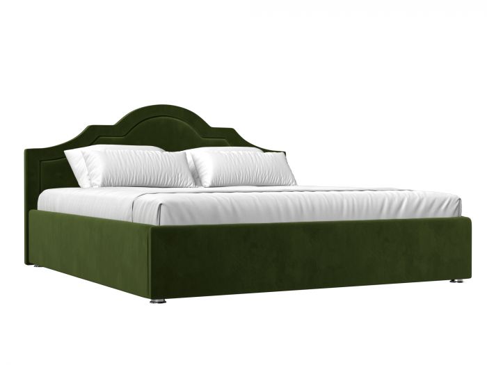108293 Интерьерная кровать Афина 180 | Микровельвет | Зеленый