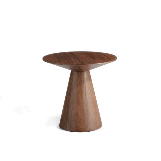 Угловой столик из орехового шпона ET652 -2043