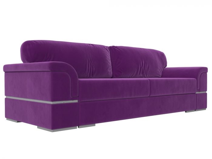 116200 Прямой диван Порту | Микровельвет | Фиолетовый