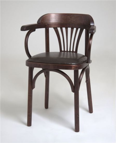 Венский мягкий (темный тон, экокожа коричневая) стул, шт