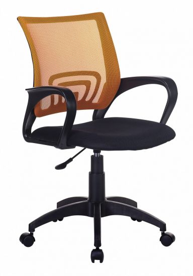 Кресло Бюрократ CH-695NLT оранжевый TW-38-3 сиденье черный TW-11 сетка | ткань крестовина пластик