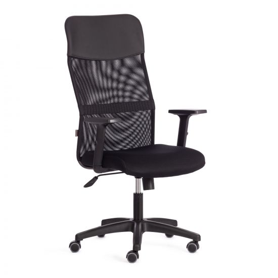 Кресло PRACTIC PLT ткань-кож-зам, черный, TW-11 - W-11 - 36-6