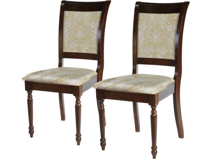 Комплект стульев «Ника» 2шт, Bristol 01, Dark Oak