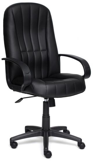 Кресло СН833 кож-зам, черный, 36-6