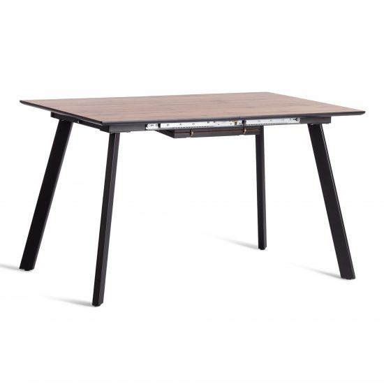 Стол обеденный DARWIN МДФ HPL 0,6 мм-металл, 85х130-170х75 см, Дуб Вотан-чёрный