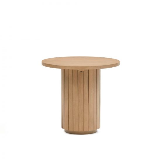 Licia Круглый столик из массива дерева манго 60 см