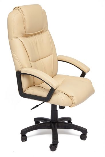 Кресло BERGAMO кож-зам, коричневый, 36-36