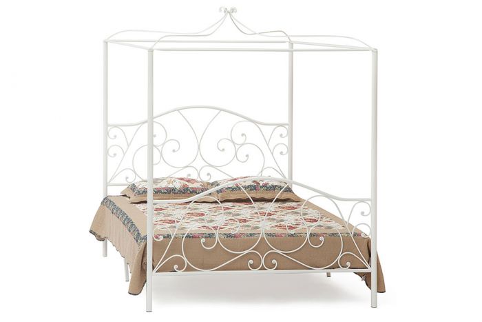 Кровать c балдахином Secret De Maison HESTIA металл, 160*200 см (Queen bed), white (белый)