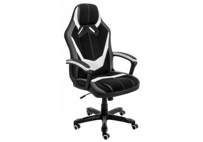11506 Компьютерное кресло Bens серое-черное-белое
