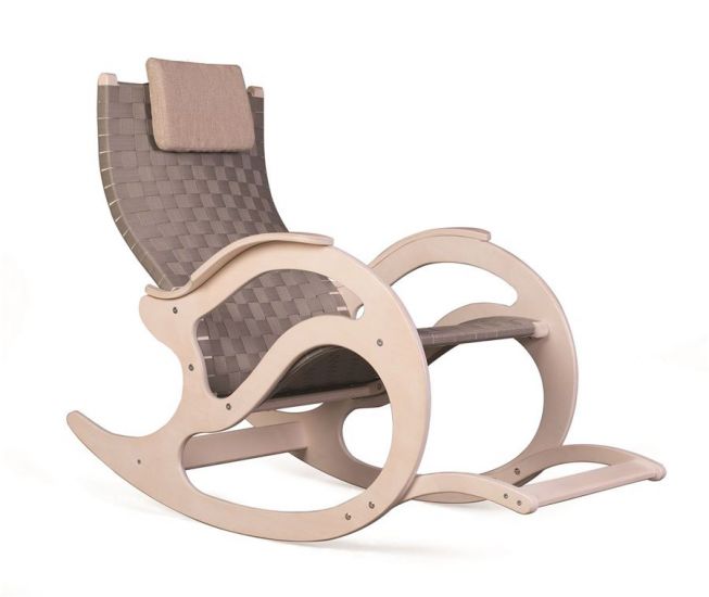 Кресло-качалка К-4 (беленый дуб - 01)