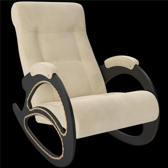 Кресло-качалка Комфорт (мод.4-Verona Vanila-Венге) Ткань