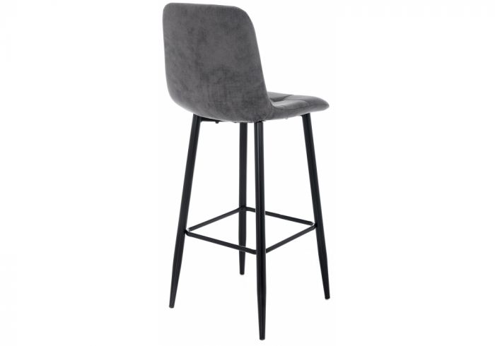 Барный стул Chio black - dark grey