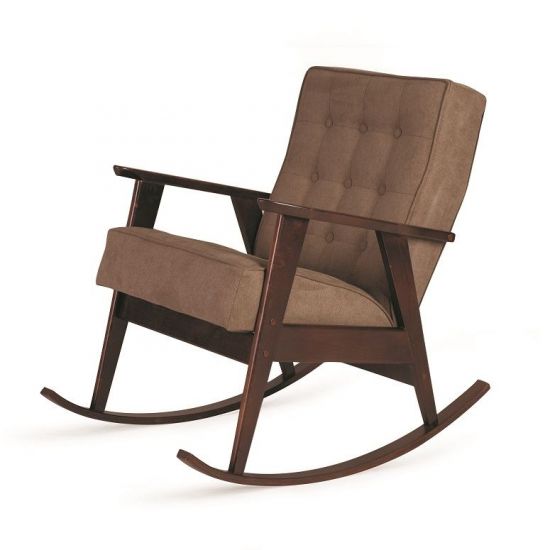 Кресло-качалка РЕТРО (темный тон - 05 - коричневый)