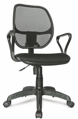 Компьютерное кресло Марс (спинка сетка черная- сиденье черный В-14 )