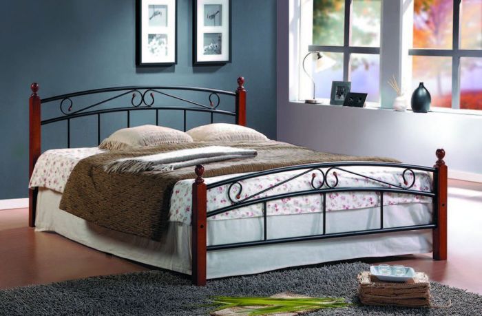 Кровать AT-8077 160*200 см (queen bed)