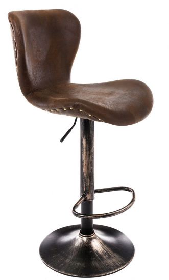 1884 Барный стул Over vintage brown